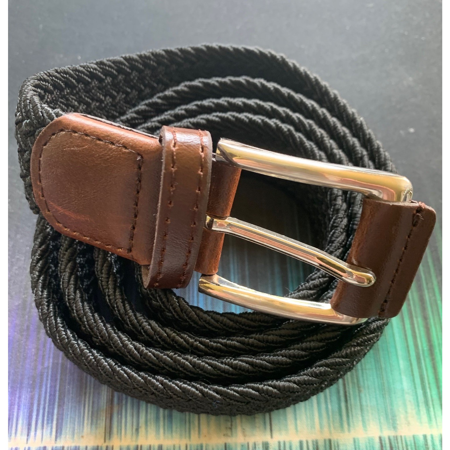 Black Bulliant Belt For Men